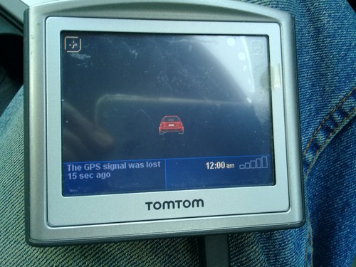 Sat nav device tom - tom,